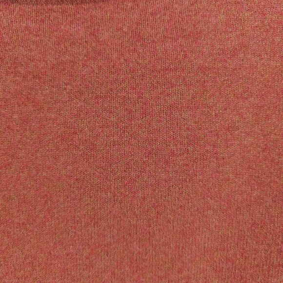 PROPER CLOTH 100% Cashmere Sweater Crewneck Orange Rush Marled Size MEDIUM - Picture 5 of 8